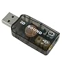 External 5.1 USB 3D Audio Sound Card Adapter for PC Desktop Notebook Laptop