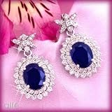 14K Sapphire & Diamond Dynasty Earrings