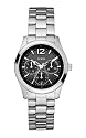 Guess Ladies Multifunctional Black Dial Stainless Steel Bracelet Watch W95101L1