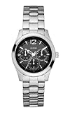 Guess Ladies Multifunctional Black Dial Stainless Steel Bracelet Watch W95101L1