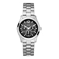 Guess Ladies Multifunctional Black Dial Stainless Steel Bracelet Watch W95101L1
