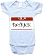 HELLO MY NAME IS PATRICK - Name-series - White Or Blue Onesie / Baby T-shirt