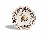 Lenox Winter Greetings Gold Banded Ivory China Goldfinch 9 Accent Plate