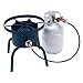 Camp Chef SHP-RL High Pressure Single Burner Cooker with Detachable legs and Round top, Black