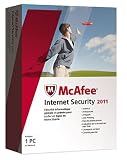 Mcafee internet security 2011 (1 poste, 1 an)