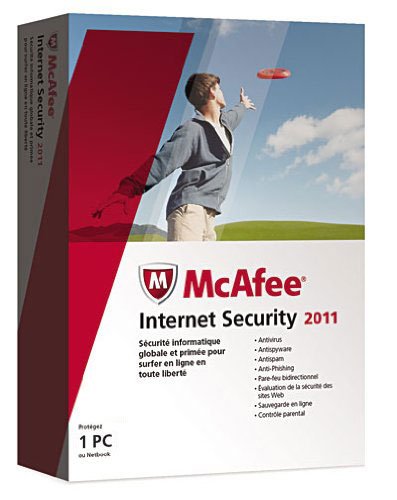 Mcafee internet security 2011 (1 poste, 1 an)