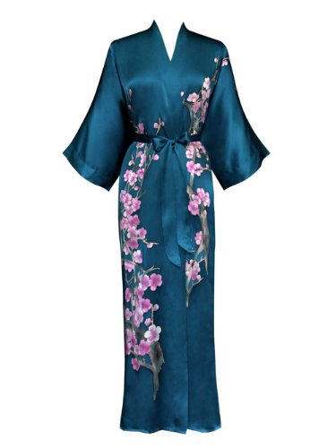 Silk Kimono- Handpainted (Long)