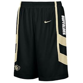 Colorado Buffaloes NCAA Screen Printed Replica Basketball Shorts By Nike Team Sports