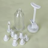 Icing Syringe Set with 8 Piping Nozzles, Cake Decoraing
