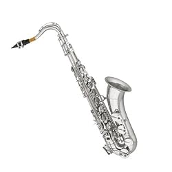 Cecilio Nickel Plated Tenor Saxophone w/ Case and Accessories