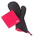 Kitchen & Housewares : Kitchen Grips ContourFit Mitt 2-Piece Set, Red