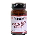 TwinLab Grape Seed Extract, 50 mg, 60 Capsules (Pack of 2)
