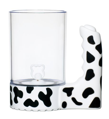 Kitsch'n'fun Moo Mixer, battery powered drinks mixer and beaker
