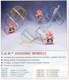 Penn Plax S.A.M. 4 1/2D Jogging Wheel - Chrome