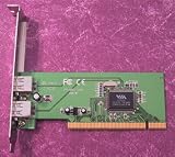 VIA chipset 1394a (400Mbps) 1 external and 1 header PCI card