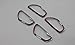 Door Inner Handle Bowls Cover Trim ABS 4pcs For Honda Civic 10th Gen 2016 2017