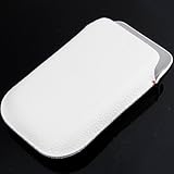[Aftermarket Product] Brand New White Leather Case Cover Pouch Guard Sleeve ....