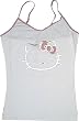 Hello Kitty Silver Face Outline White Camisole for women