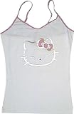 Hello Kitty Silver Face Outline White Camisole for women