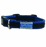 Spiffy Dog Air Dog Collar, L, Blue-Black