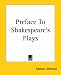 Book Preface To Shakespeare's Plays