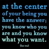 The Answer- Lao Tzu by Lau Tzu, 4x4