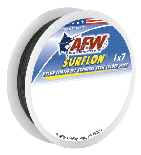 American Fishing Wire Surflon Nylon Coated 1x7 Stainless Steel Leader Wire