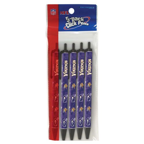 NFL Minnesota Vikings Disposable Click Pens