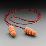 3M 1120 Dispose Soft Foam Ear Plug w/Articulated Shape for Improved Fit,Corded,(Pack of 100)