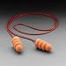 3M 1120 Dispose Soft Foam Ear Plug w/Articulated Shape for Improved Fit,Corded,(Pack of 100)
