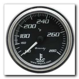 Equus 2 Chrome Mechanical Water Temperature Gauge Kit (270)