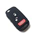 Delhi Traderss Silicone Key Cover For Mahindra Bolero 3 Button Flip Key (Black) RS.190.00