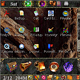 EvilSkin ZLauncher Skin downloadable Software