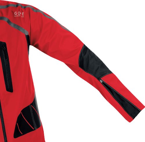 Gore X-Running Running Wear Men's Jacket Active Shell - Red, M