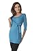 Purpless Maternity Lovely 2in1 Maternity and Nursing 3/4 Sleeved Wrap Top 7035