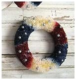 AMERICANA WREATH Bottle Brush 12