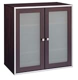 2 Door Quad Cube (Espresso with Silver strip) (30H x 30W x 15D)