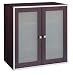 2 Door Quad Cabinet in Espresso Finish Organize It All 30941