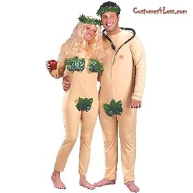 Adam and Eve Couples Adult Costume - One Size