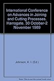International Conference on Advances in Joining and Cutting Processes