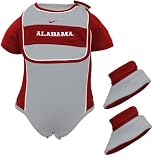 Nike Alabama Crimson Tide Infant Bib & Booties Set