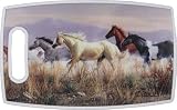 Running Horses Cutting Board Antibacterial 15 x 9