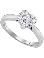 0.37CTW-DIA 0.20CT-CPR BRIDAL RING