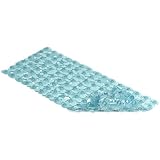 Con-Tact Brand PVC Bath Mat, Teal Pebble, 34.5-Inch by 15.75-Inch