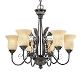 Chandeliers - P4248-77 - Le Fleur 6-Light Chandelier