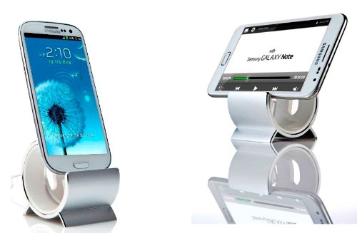 Sinjimoru Aluminum Sync and Charge Dock Stand for Samsung Galaxy S4, S3, S2, Verizon Galaxy Nexus, LG Optimus G, Nokia Lumia 920 (Color Option: Silver - Micro USB Cable Included) Sinjimoru Aluminum Sync and Charge Dock Stand for Samsung Galaxy S4, S3, S2, Verizon Galaxy Nexus, LG Optimus G, Nokia Lumia 920 (Color Option: Silver - Micro USB Cable Included)