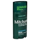 Mitchum Anti-Perspirant & Deodorant, Solid, Unscented, 2.7 oz (77 g)