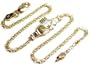 Solid 14k Gold 10" Claddaugh Ankle Bracelet - JewelryWeb
