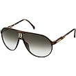 Carrera Champion/S Adult Aviator Full Rim Sports Sunglasses - Shiny Dark Havana/Green Gradient