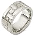 10mm retro wedding band ring (Platinum)